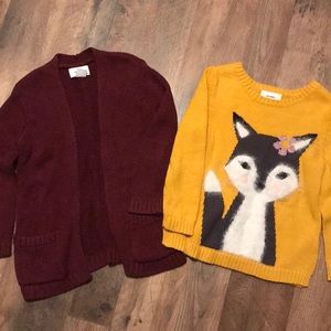 Two girls sweaters